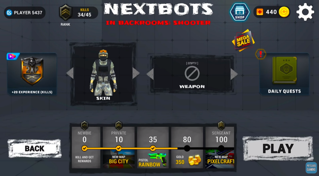Nextbots In Backrooms (все открыто) | скачать на андроид
