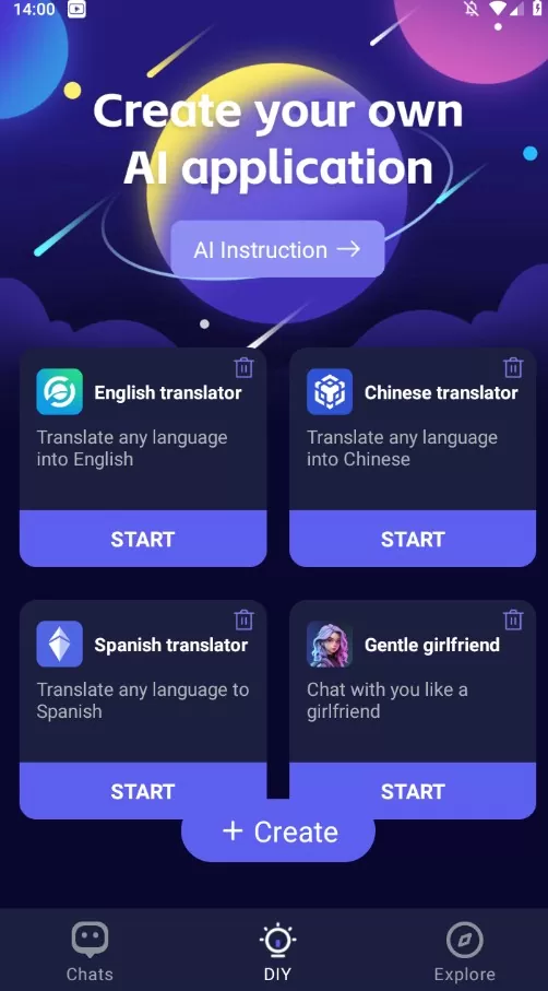 Приложение MateAI - AI Chat Bot Assistant VIP