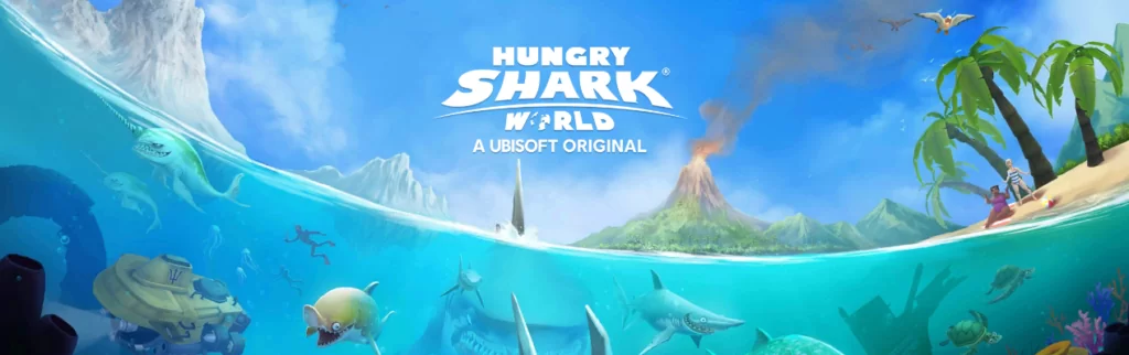 Скачать Hungry Shark World (много денег) - бесплатный взлом